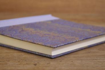 Fotoalbum mit italienischem Marmorpapier klassisch zum Einkleben